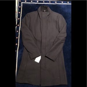 Black ZARA lined mid weight jacket size M